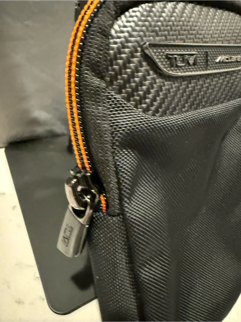 Tumi Gray Men's Compact Crossbody Pouch